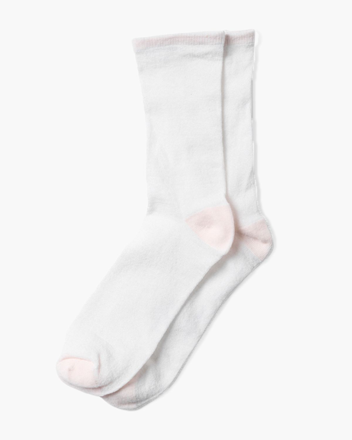 Dina Solid Socks Wit Damessokken