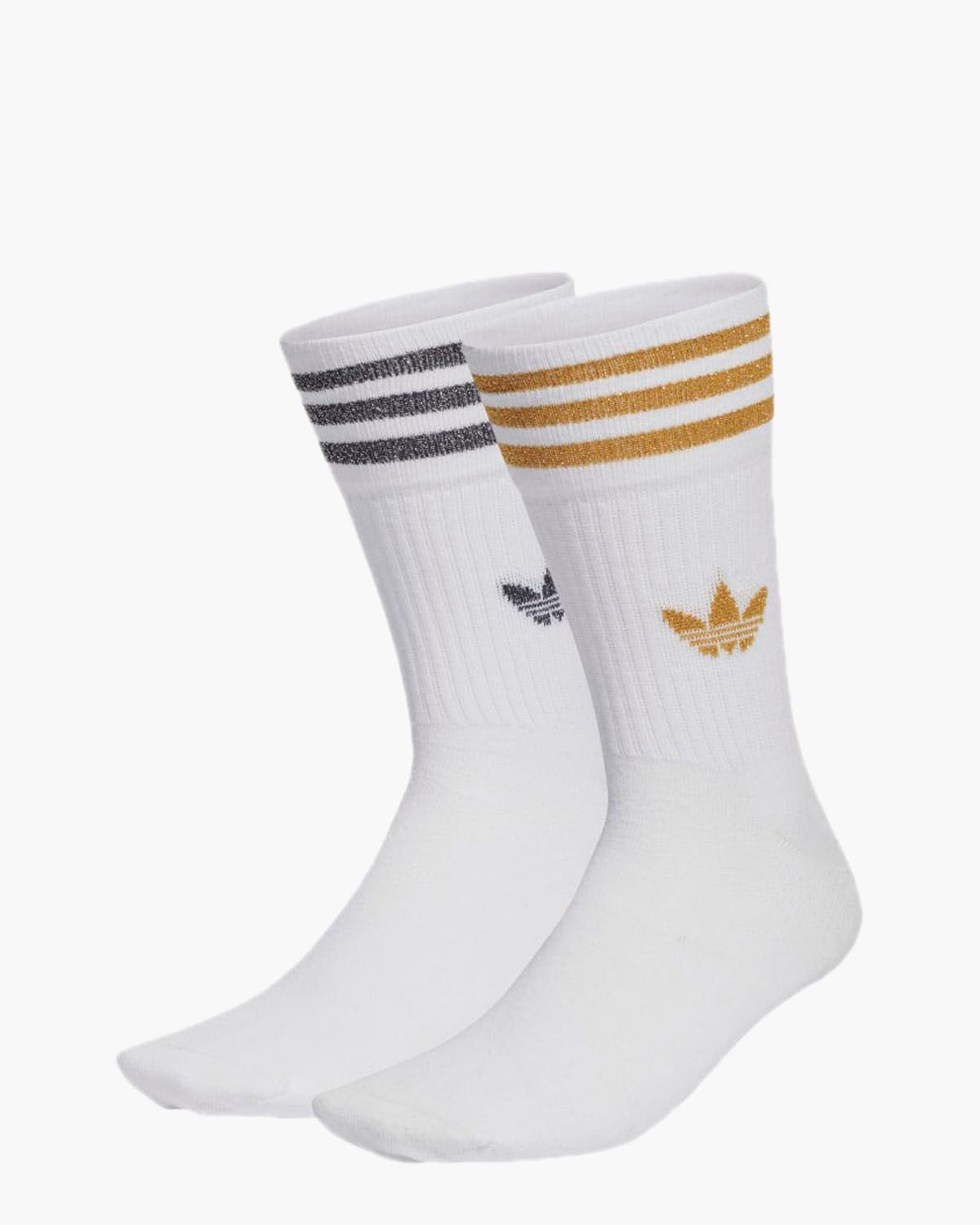 Mid-Cut Glitter Crew Socks H37063 Sokken
