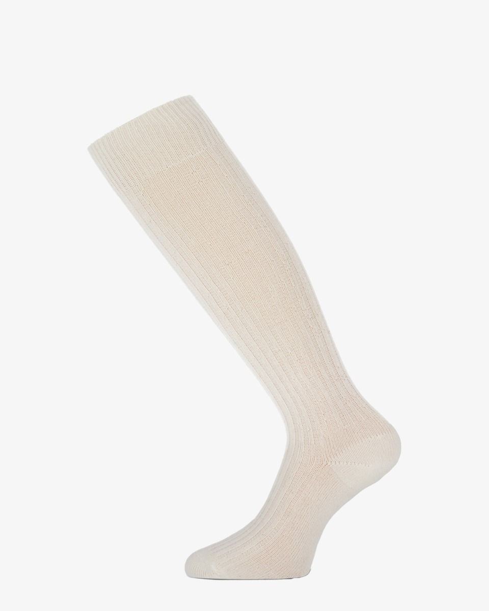 Kniekous Cashmere Beige Damessokken