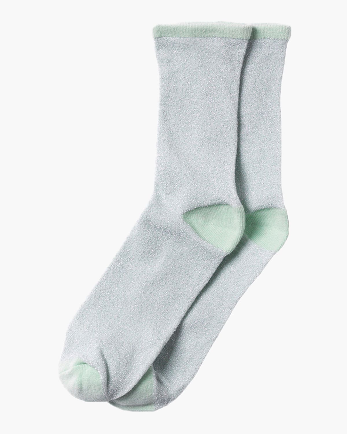 Dina Solid Socks Mintgroen Damessokken