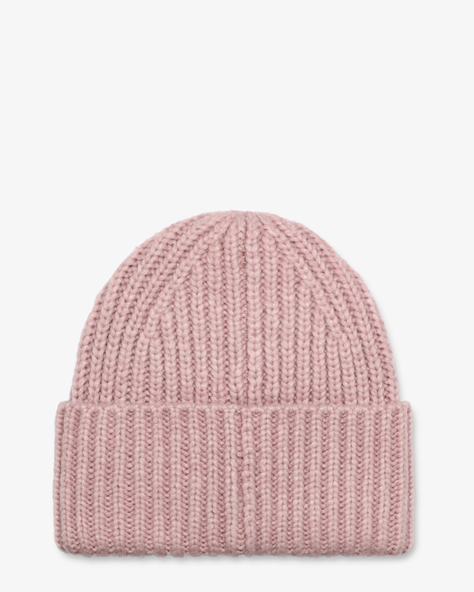 Chunky Rib Beanie Mauve Muts