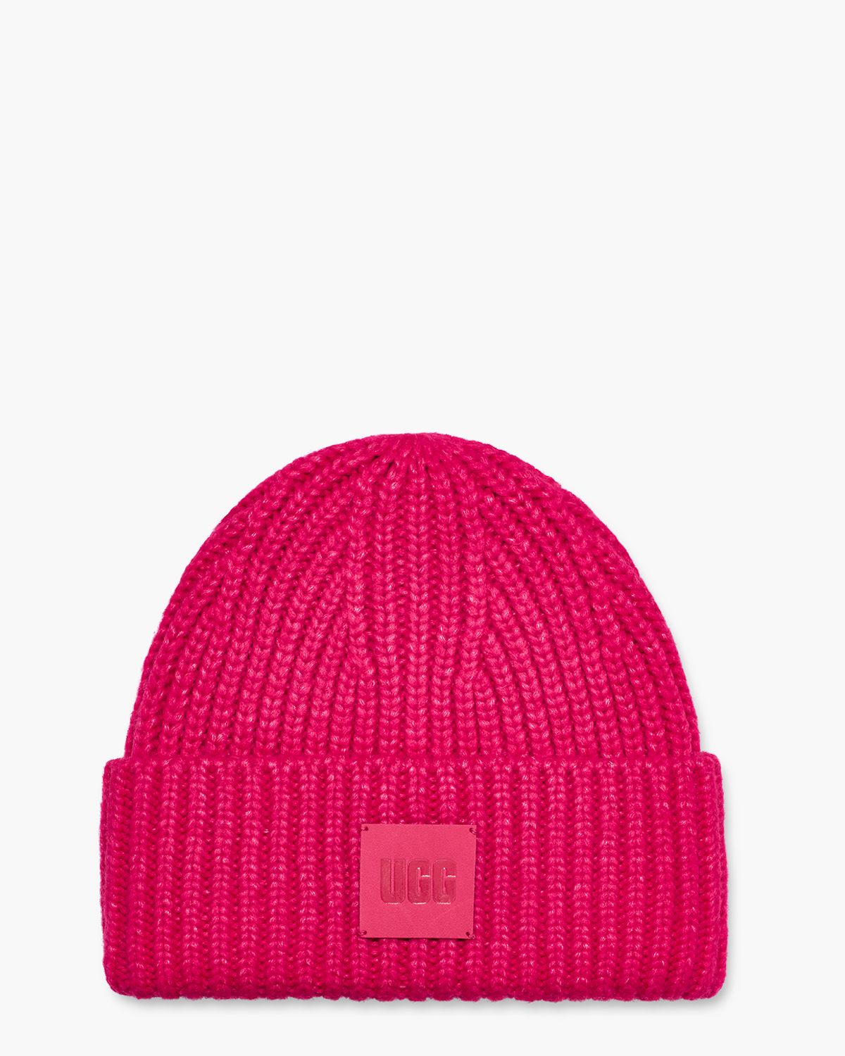 Chunky Rib Beanie Roze Damesmuts