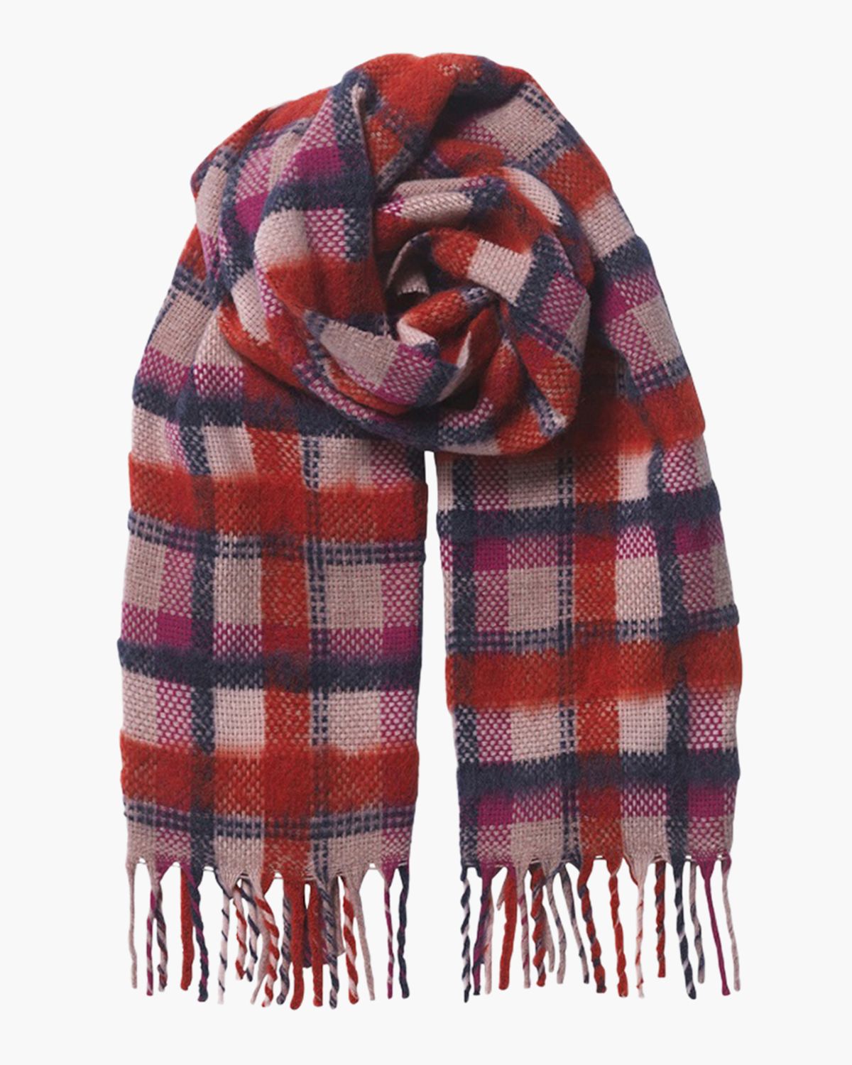 Check Sillian Scarf Rood Sjaal