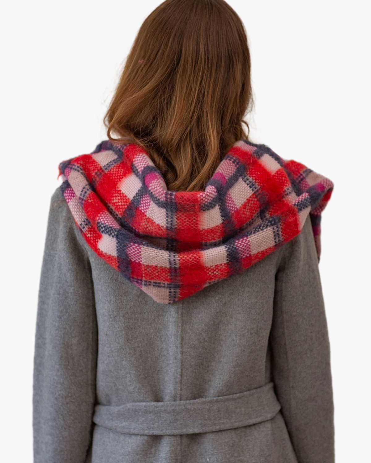 Check Sillian Scarf Rood Sjaal