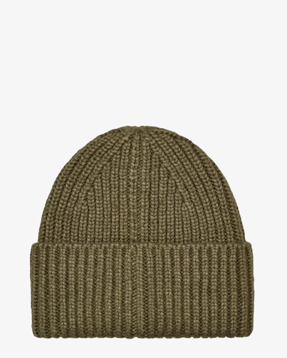 Chunky Rib Beanie Burnt Olive Muts