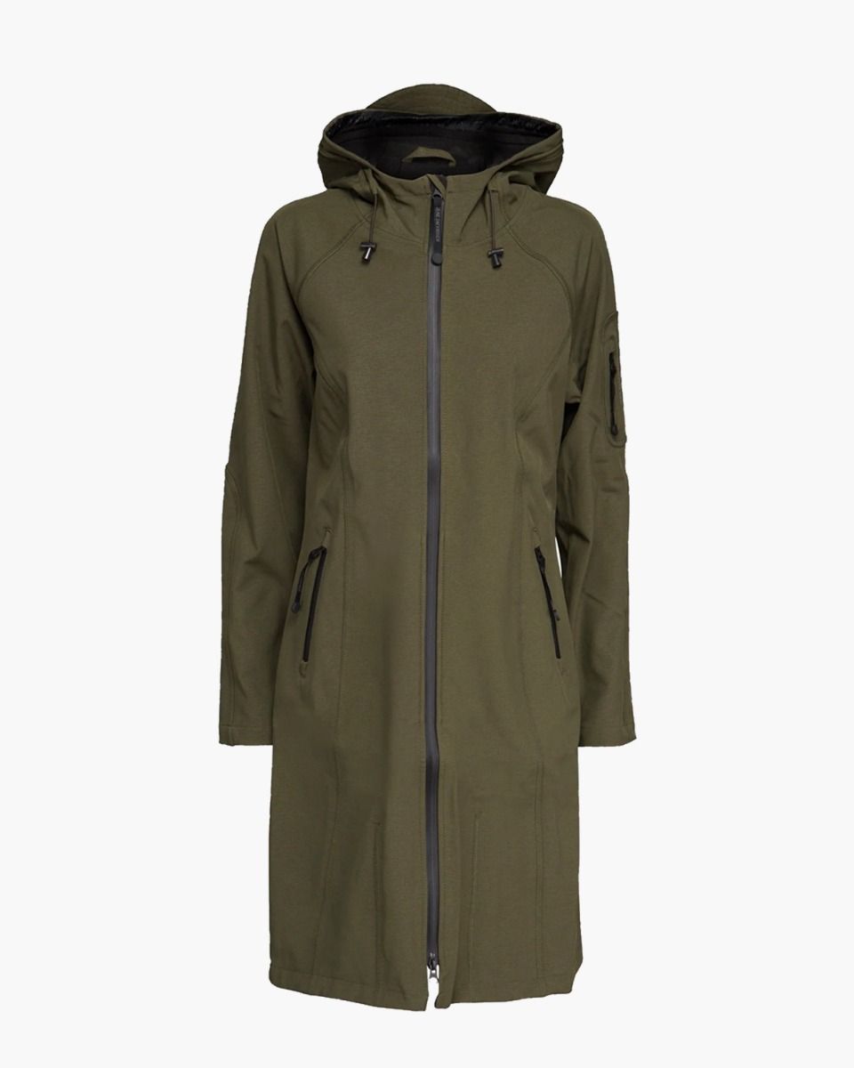 RAIN37L-410 Groen Regenjas