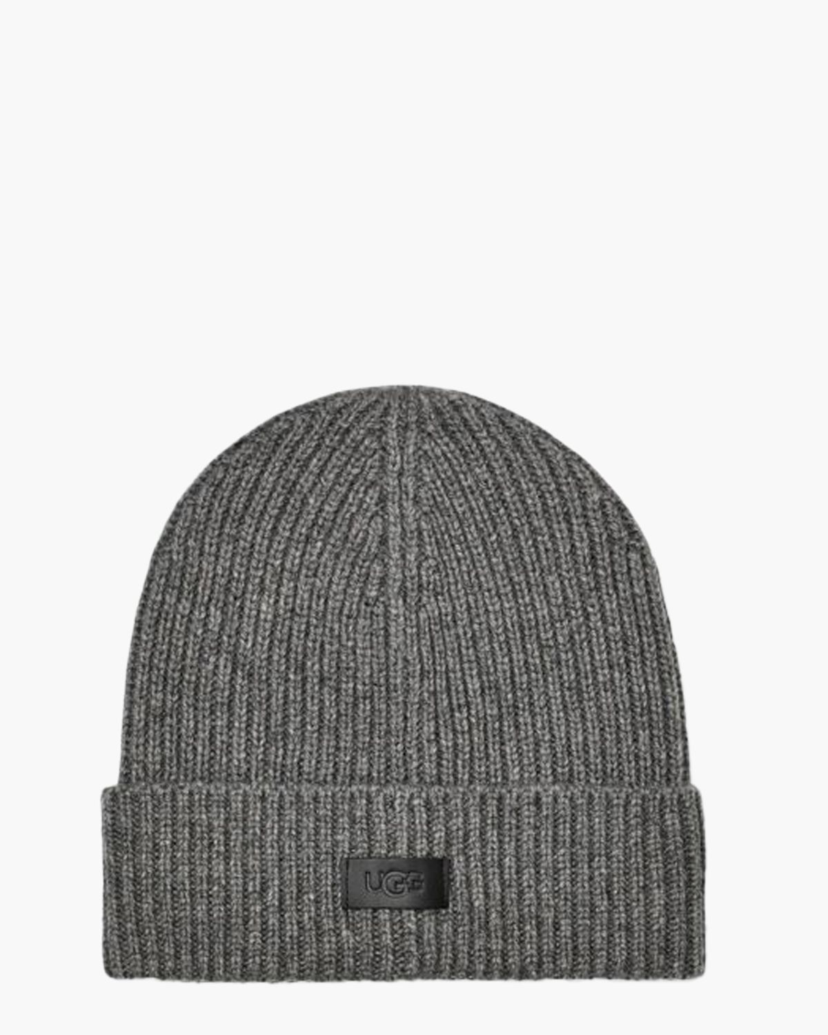 Wide Cuff Rib Beanie Grijs Muts