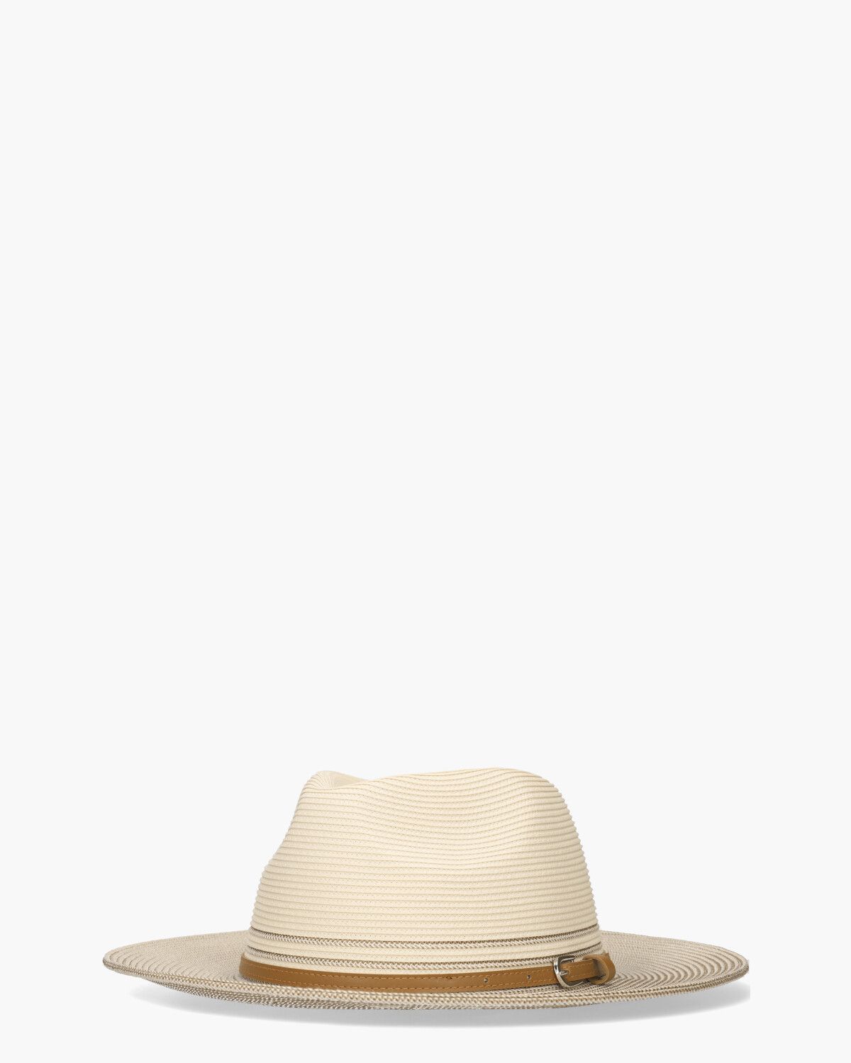 Bella Off-White/Cognac Hoed
