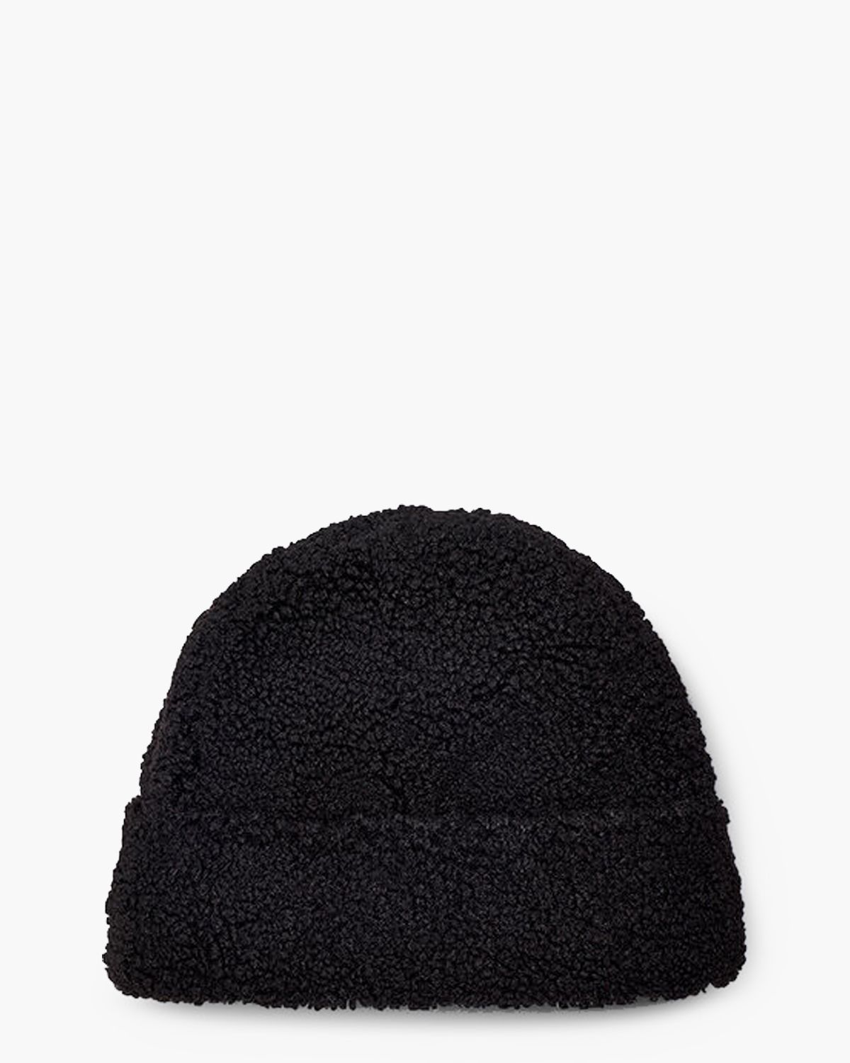 Sherpa Cuff Beanie Zwart Muts