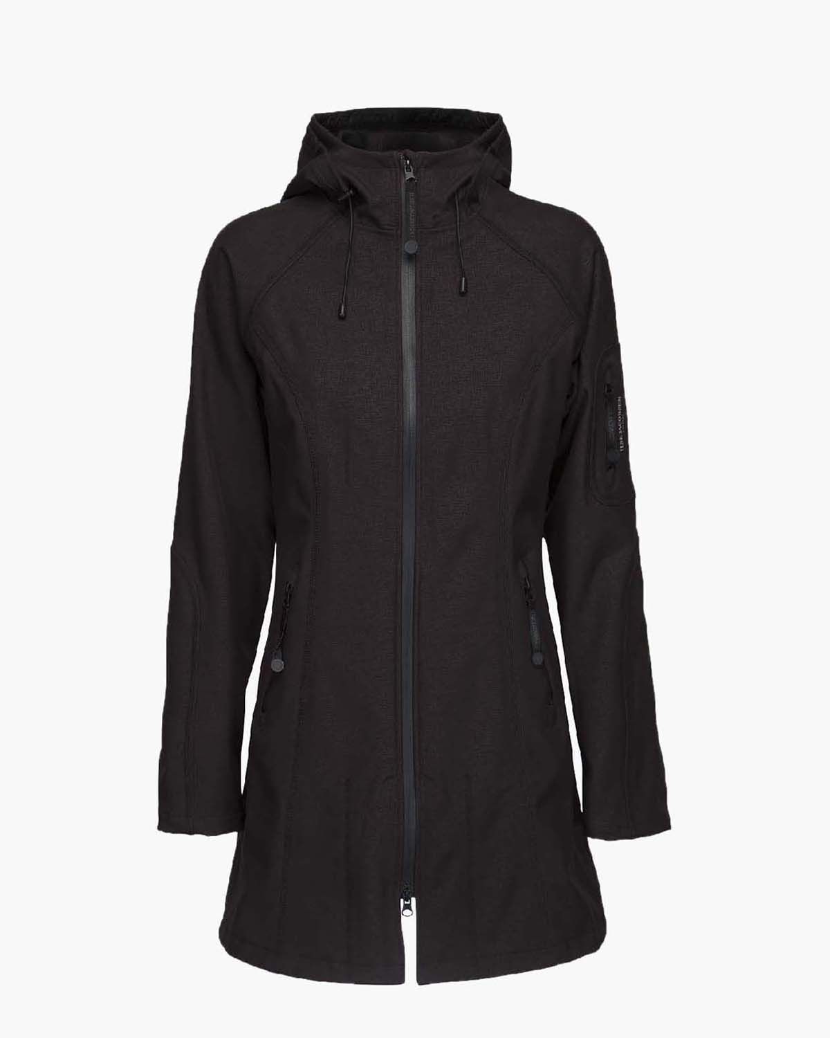 RAIN37-001 Zwart Regenjas