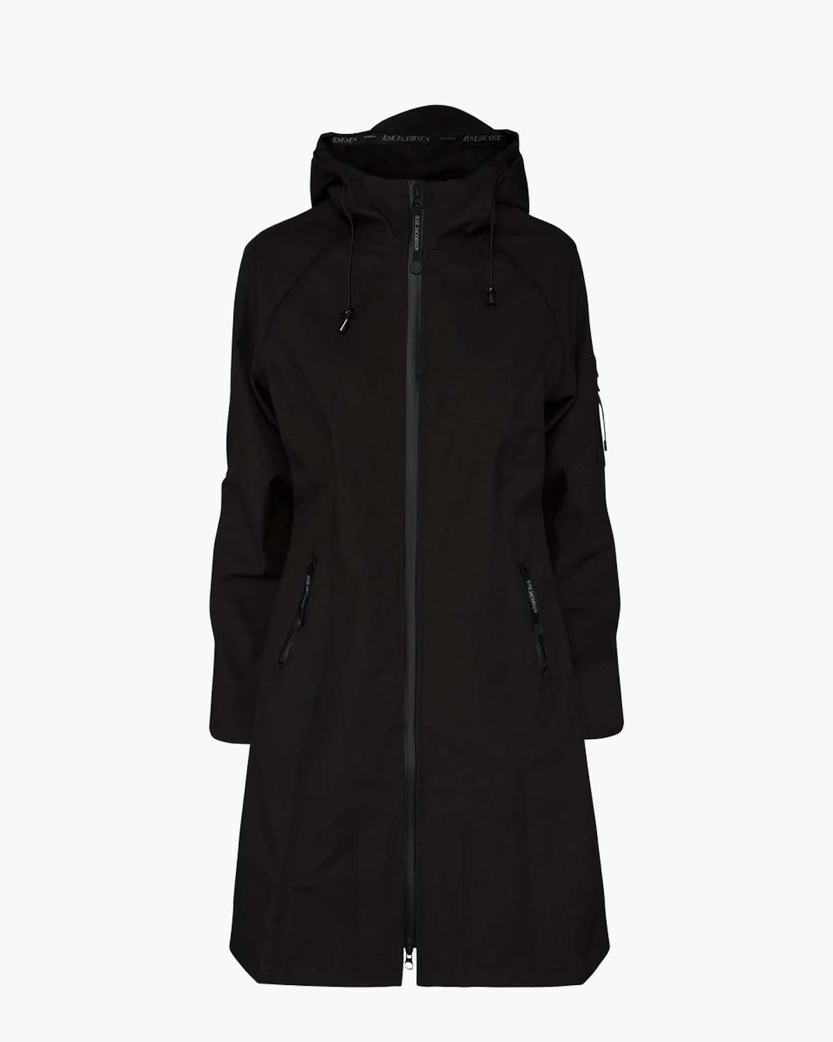 RAIN37L-001 Zwart Regenjas