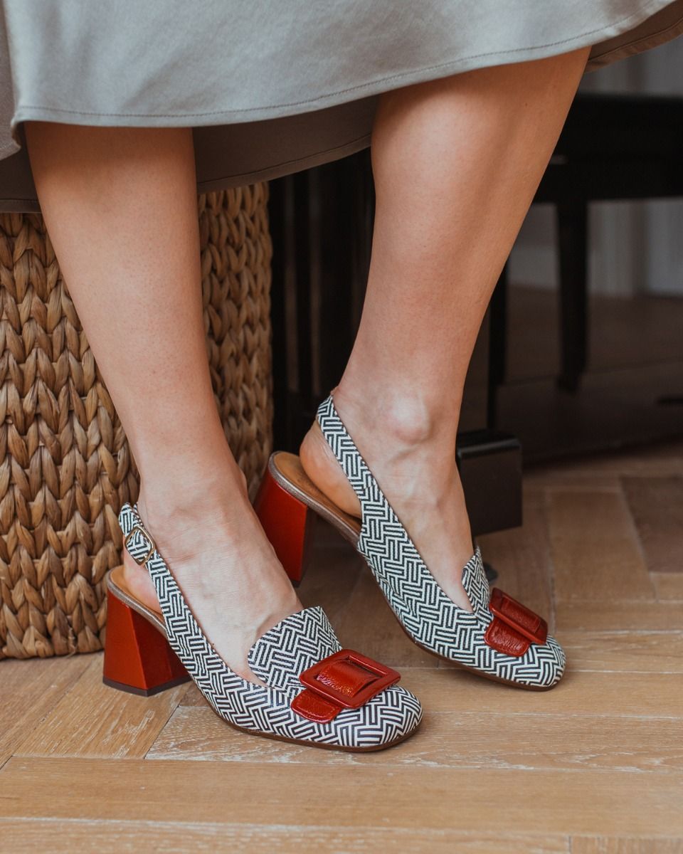 Suzan Multicolor Dames Slingbackpumps