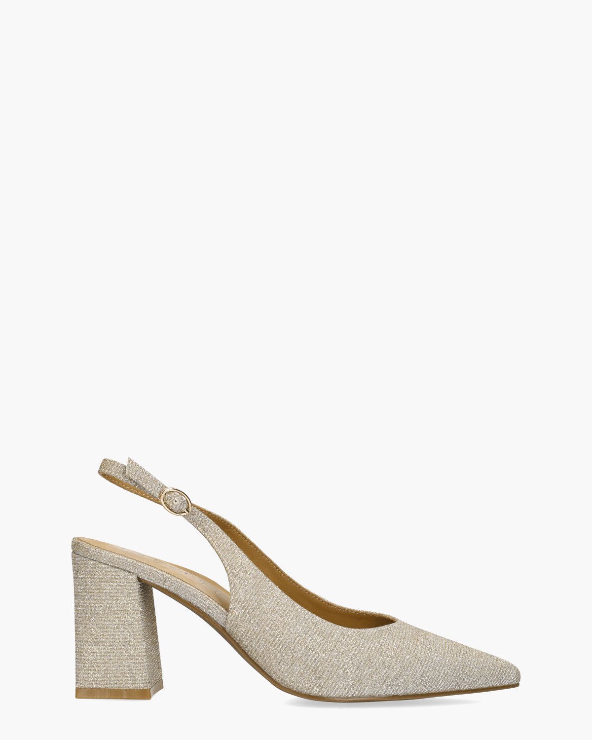 Wiby Goud Dames Slingbackpumps