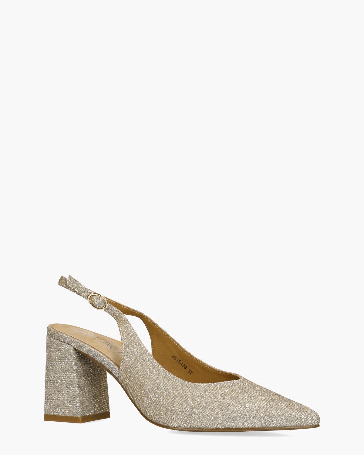 Wiby Goud Dames Slingbackpumps