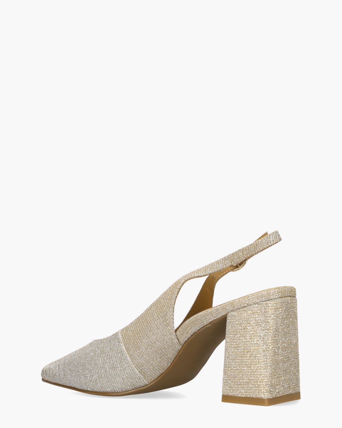 Wiby Goud Dames Slingbackpumps