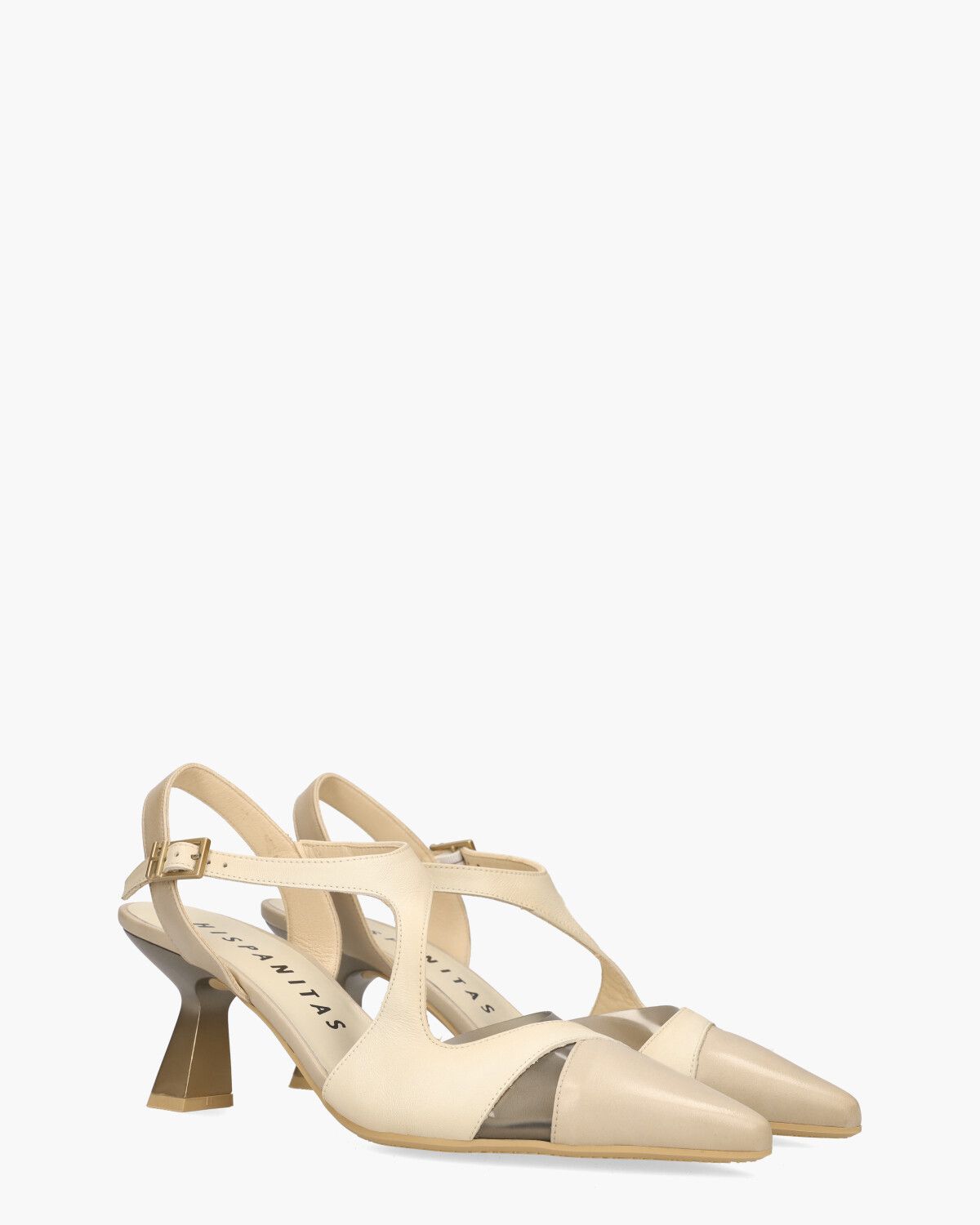 HV253912 Off-White/Beige Damespumps