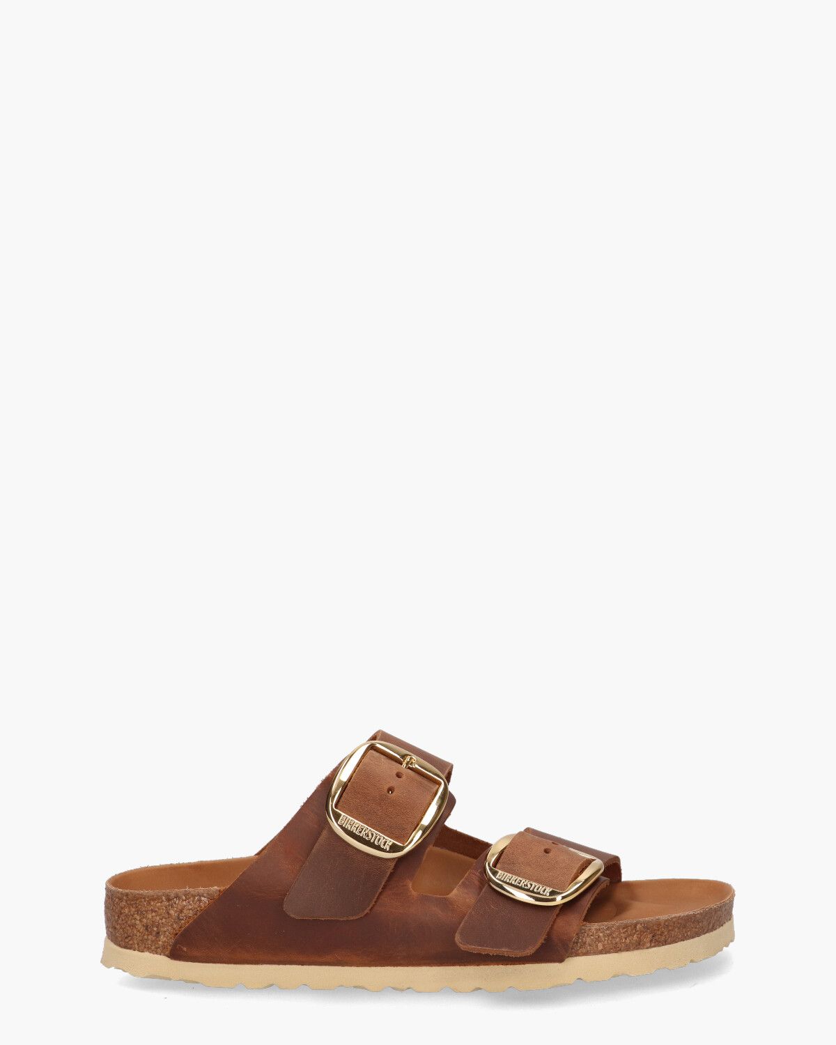 Arizona Big Buckle Cognac Damesslippers