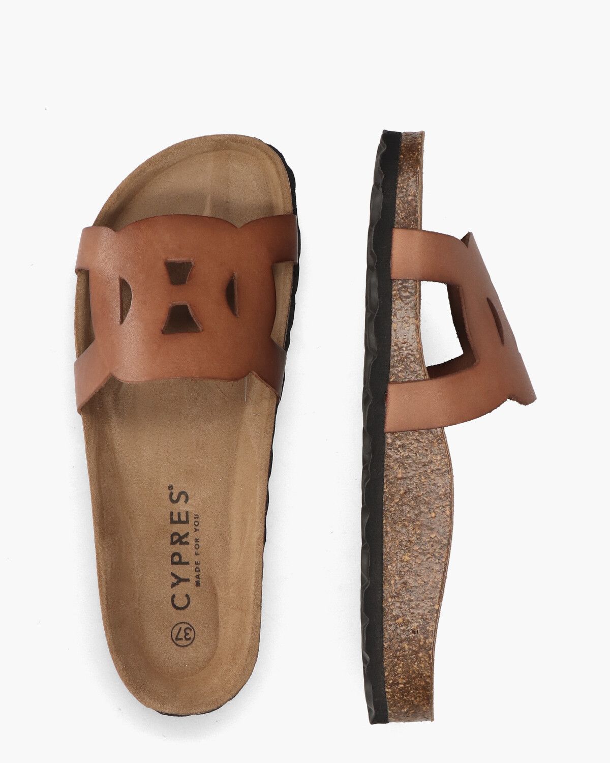 Tiki Cognac Damesslippers