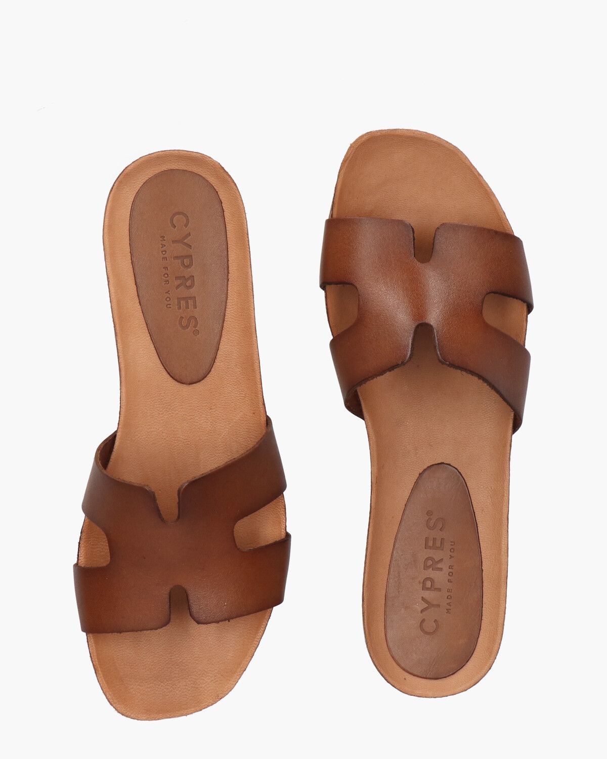 Cypres Rosy Cognac Damesslippers Van Arendonk