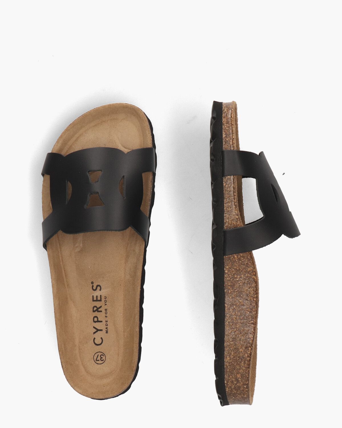 Tiki Zwart Damesslippers