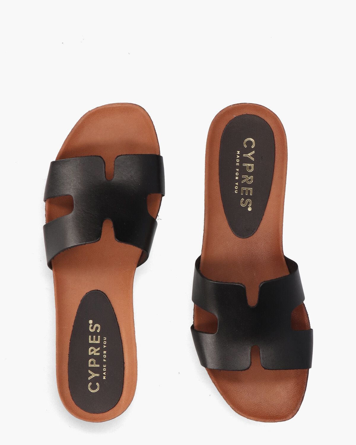 Rosy Zwart Damesslippers