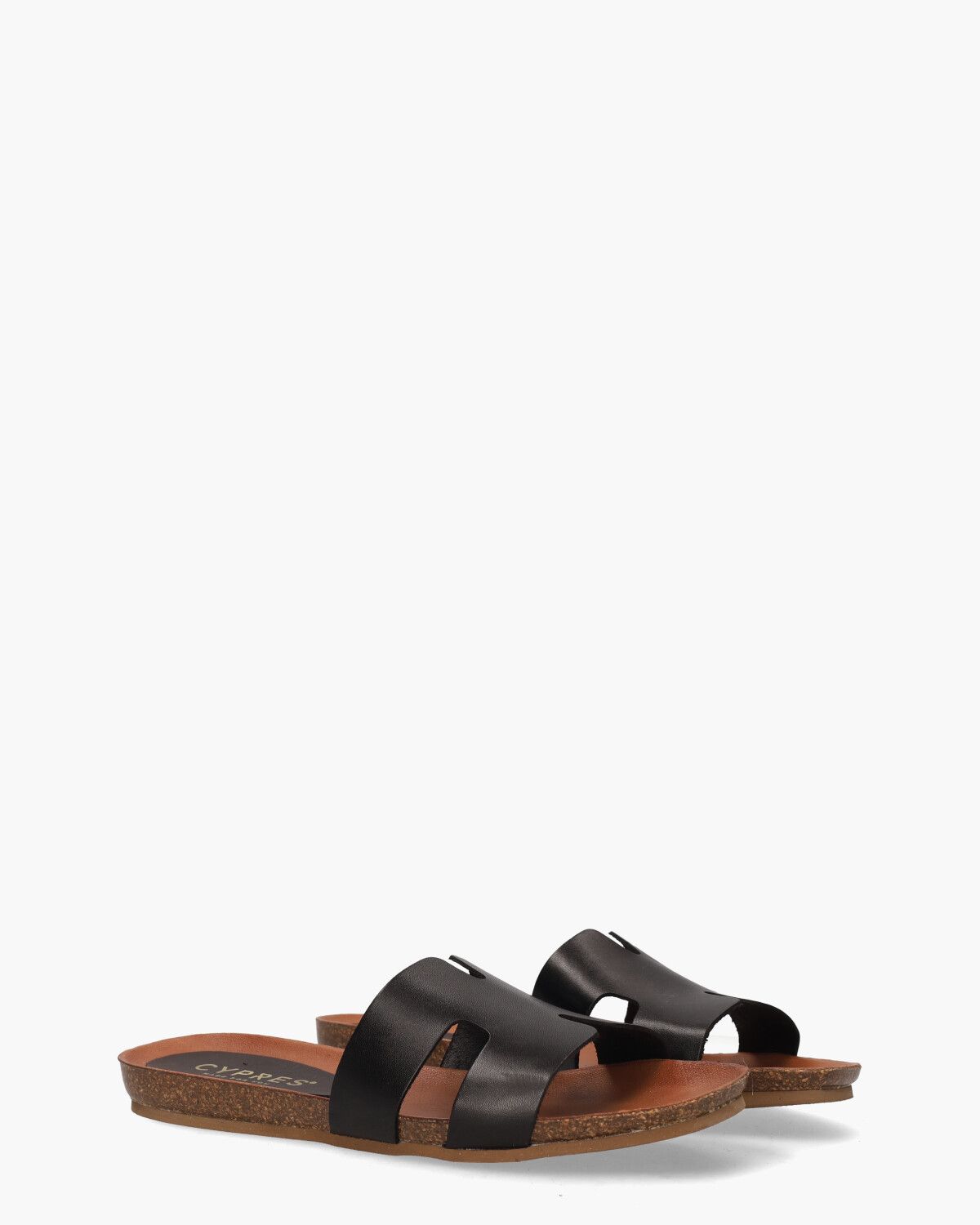 Rosy Zwart Damesslippers