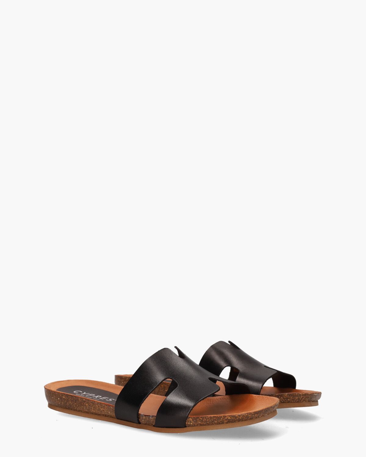 Rosy Zwart Damesslippers