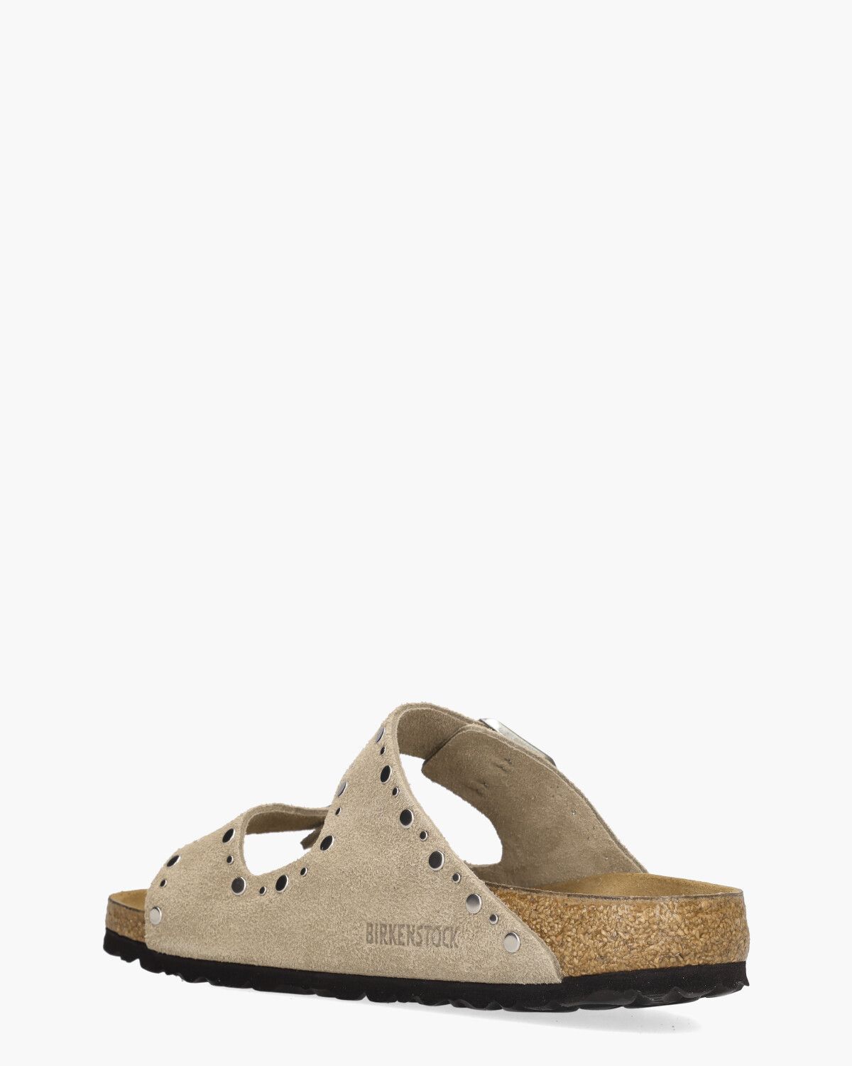 Arizona Rivet Taupe Damesslippers