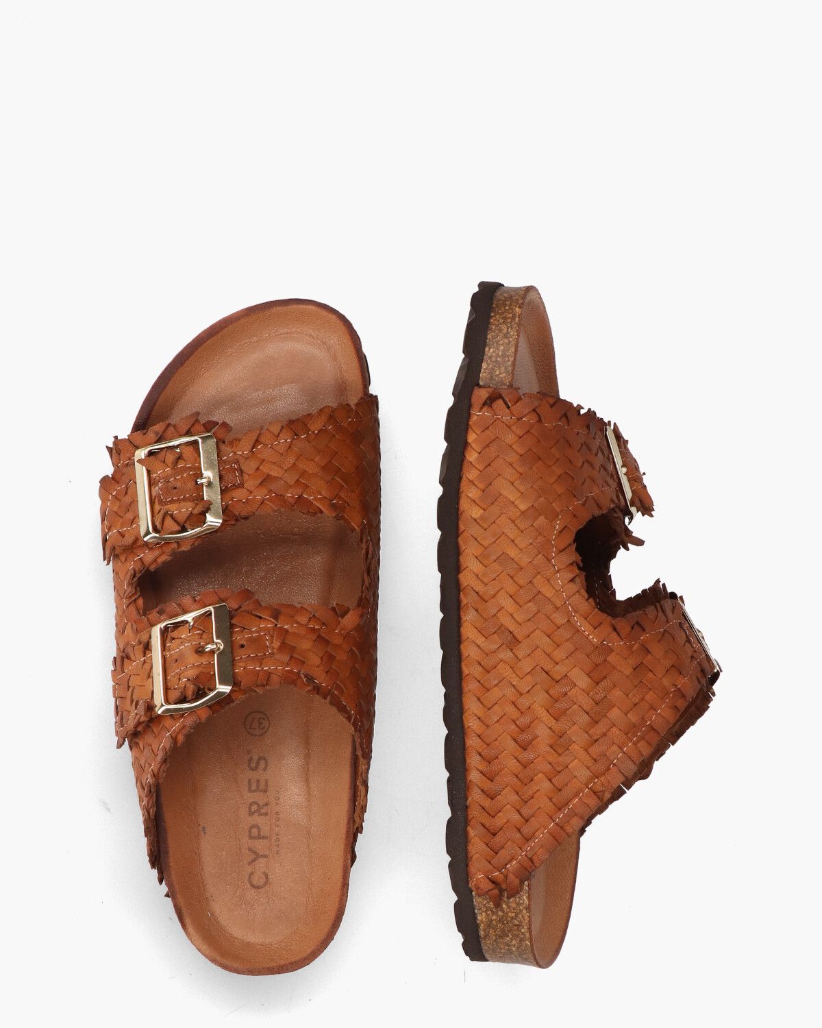 Rony Cognac Damesslippers
