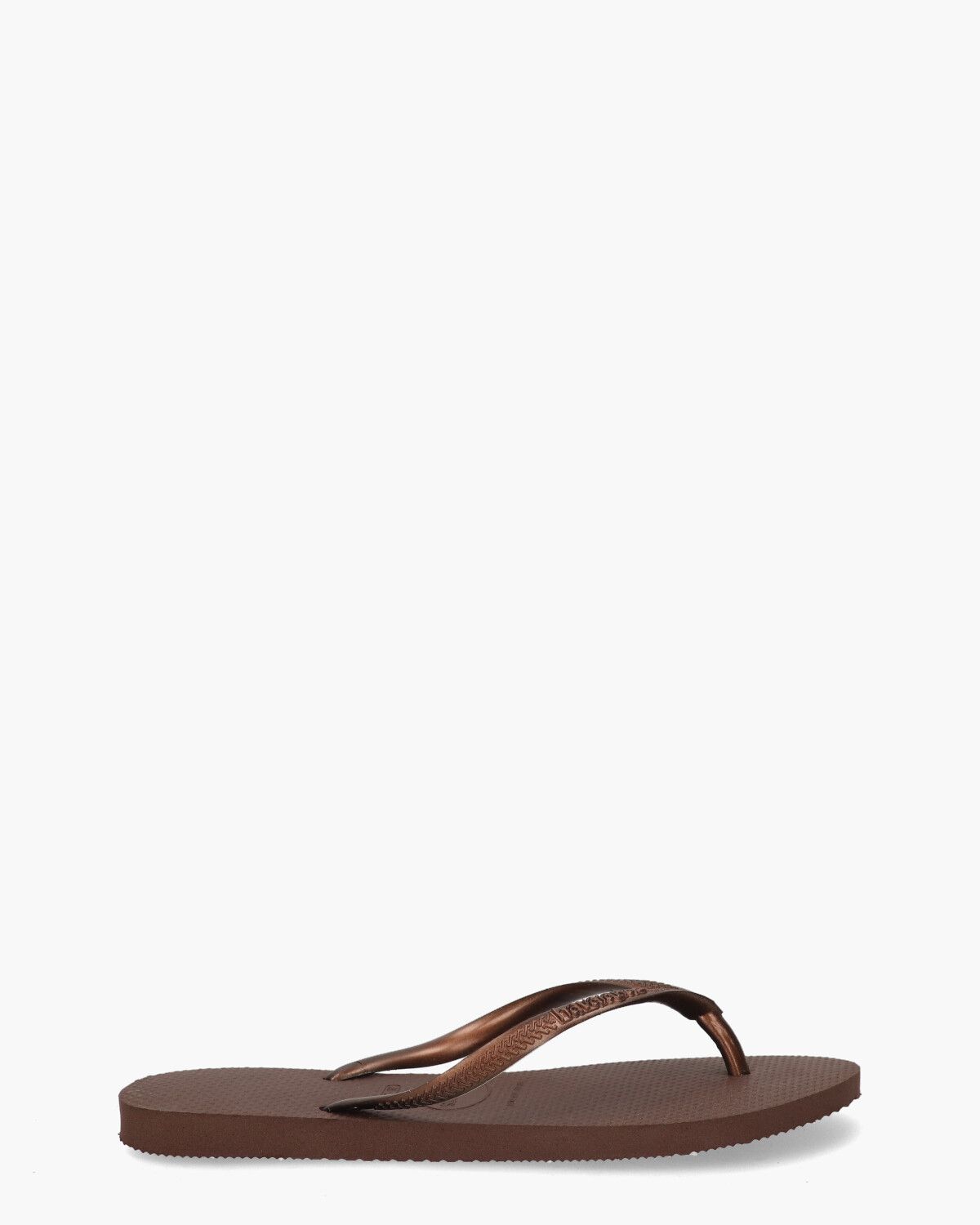 Havaianas Slim Metallic Donkerbruin Damesslippers Van Arendonk