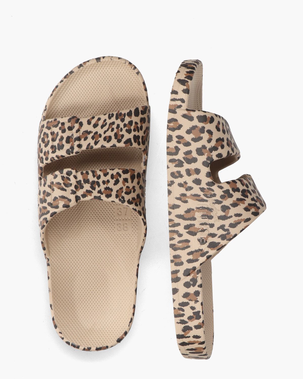 Basic Bruin/Zwart Damesslippers