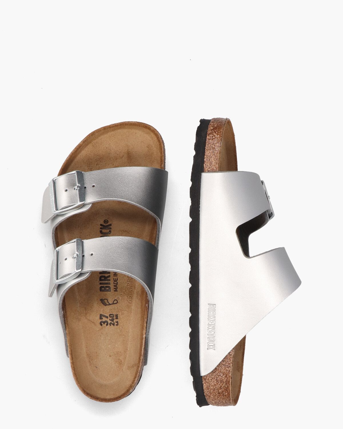 Arizona Zilver Damesslippers