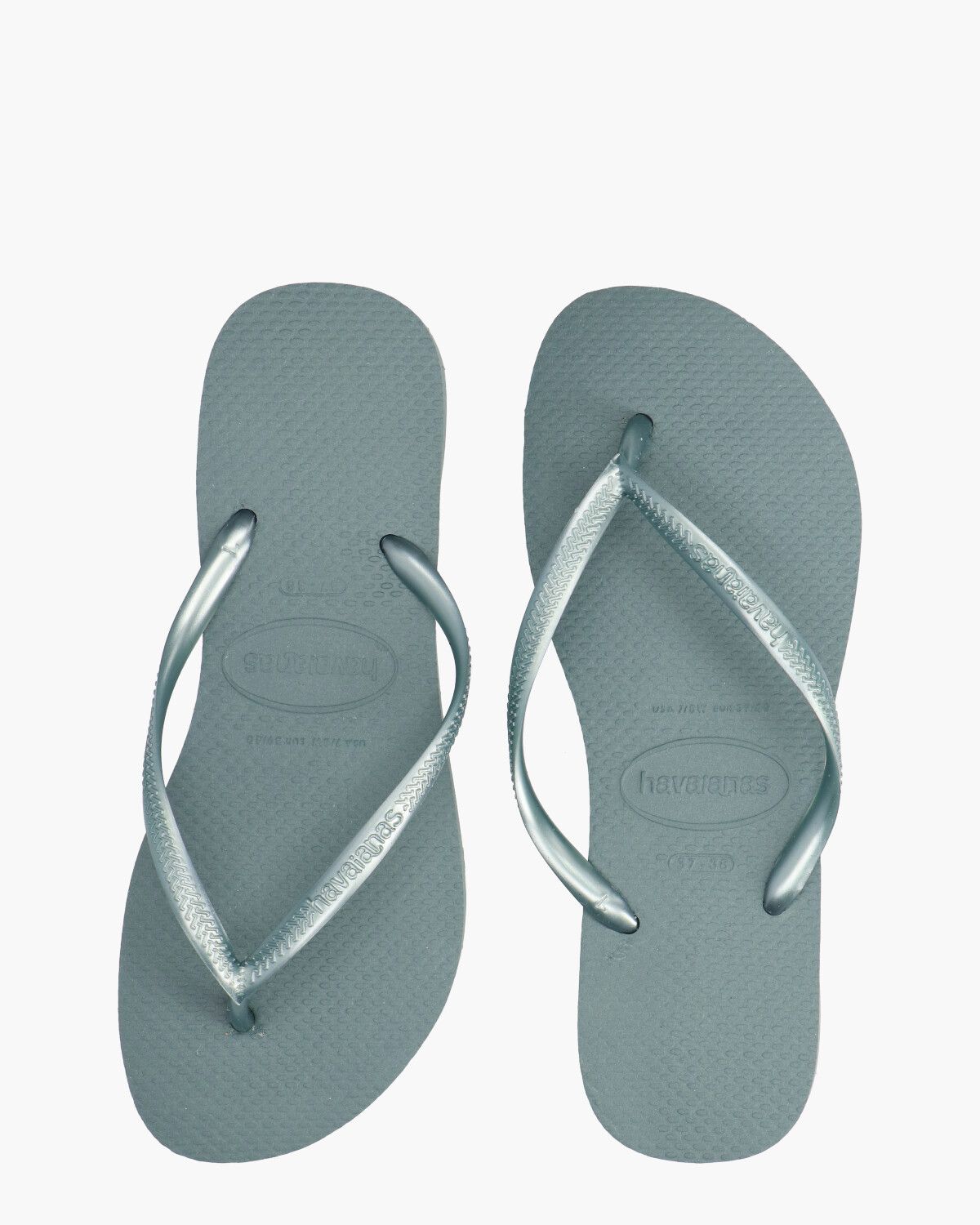 Slim Zilvergrijs Dameslippers