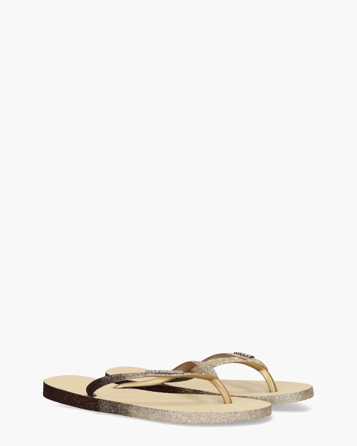Slim Sparkle Beige Damesslippers