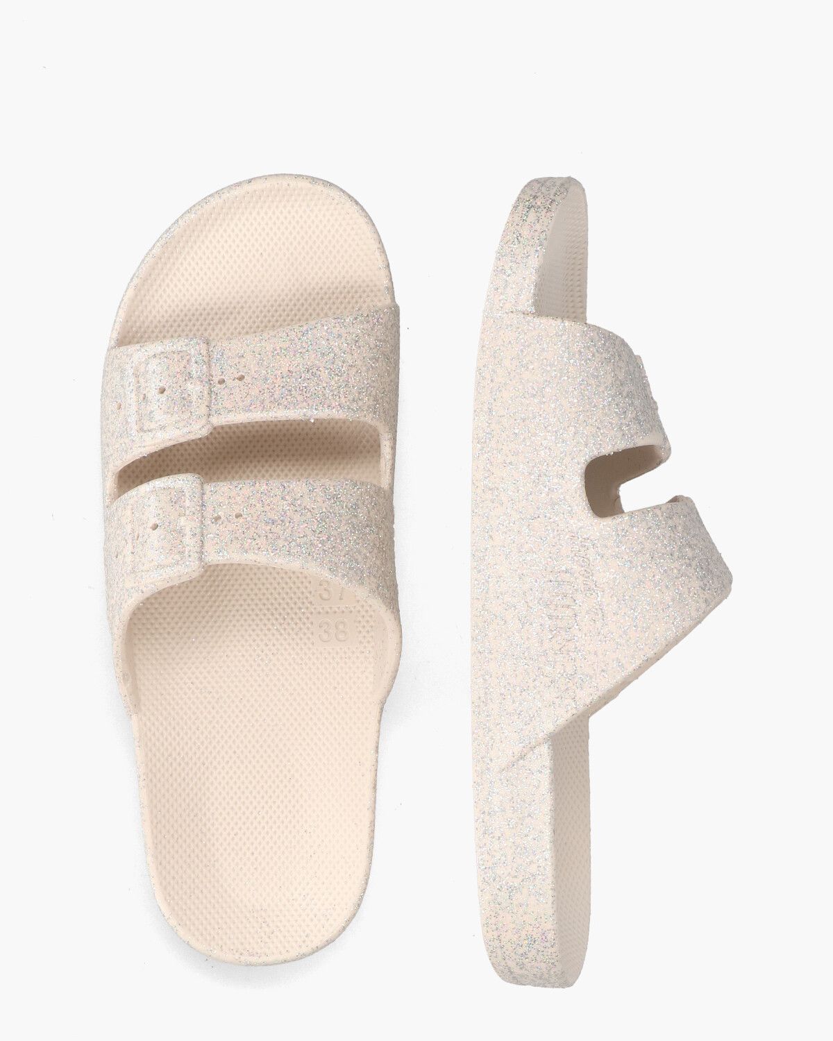 Basic Off-White Damesslippers