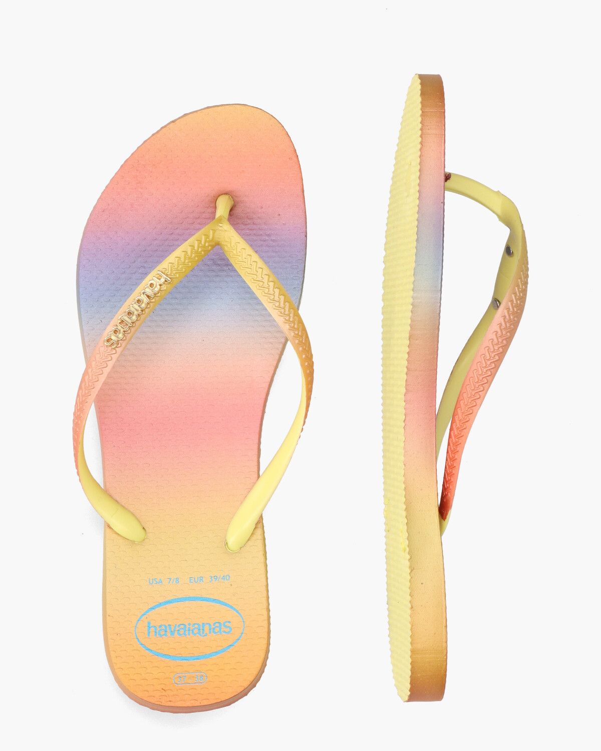 Slim Gradient Sunset Multicolor Damesslippers