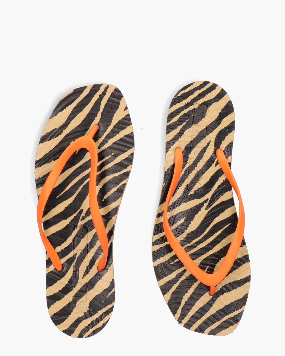 Tapered Oranje Damesslippers