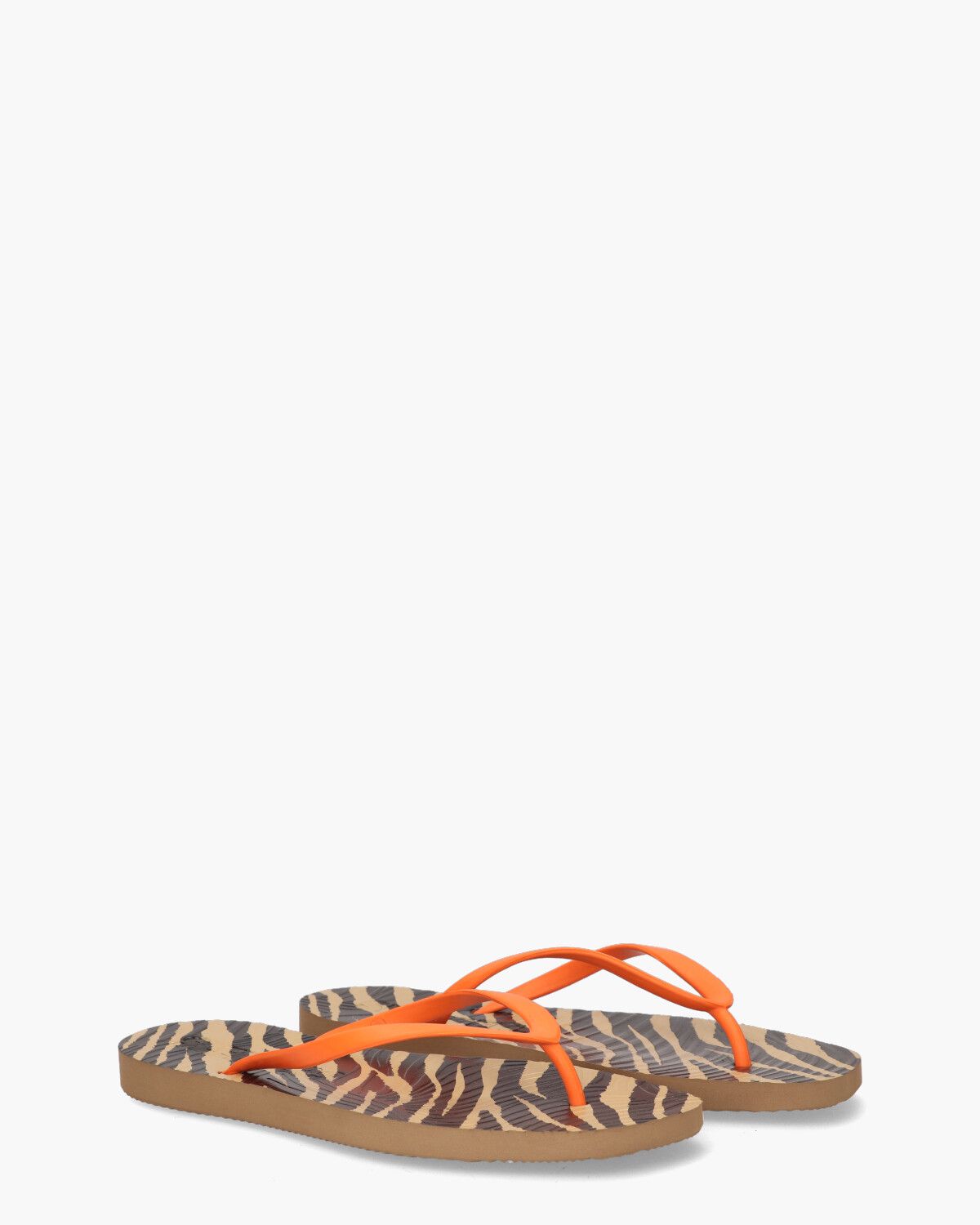 Tapered Oranje Damesslippers