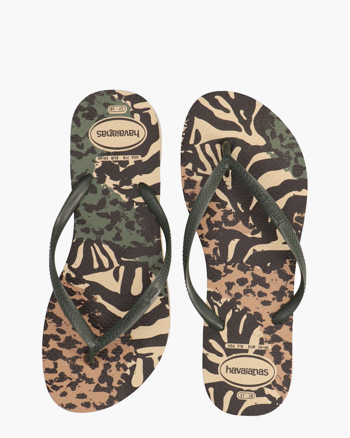 Slim Animals Groen Damesslippers