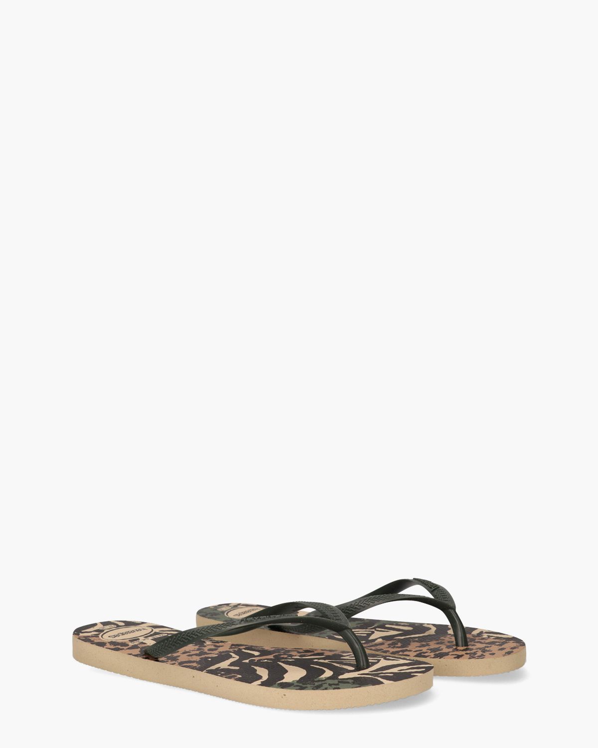 Slim Animals Groen Damesslippers