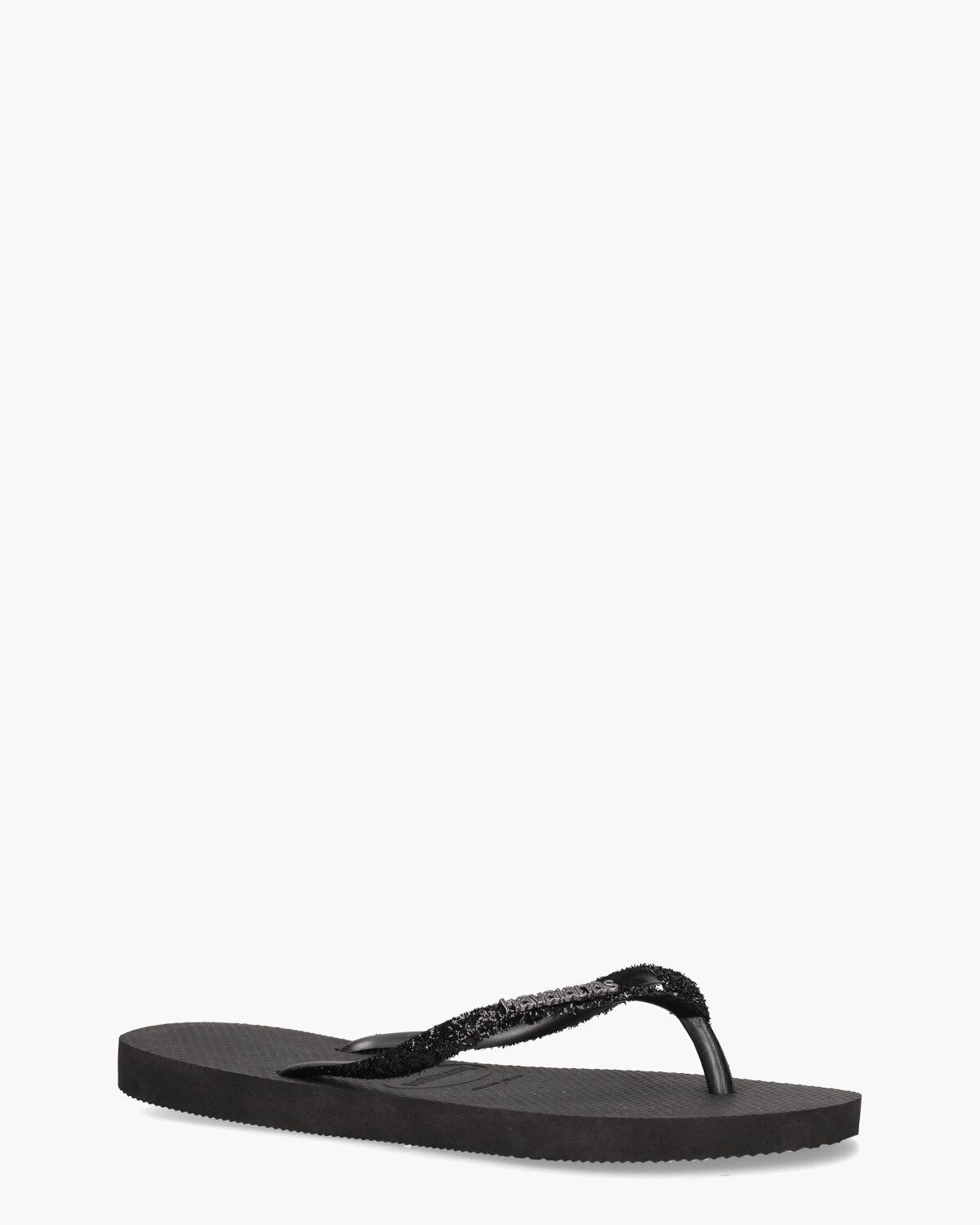 Slim Glitter II Zwart Damesslippers