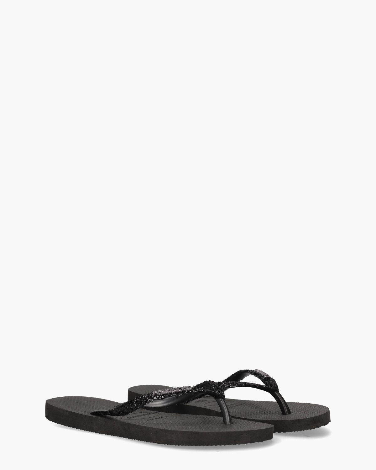 Slim Glitter II Zwart Damesslippers