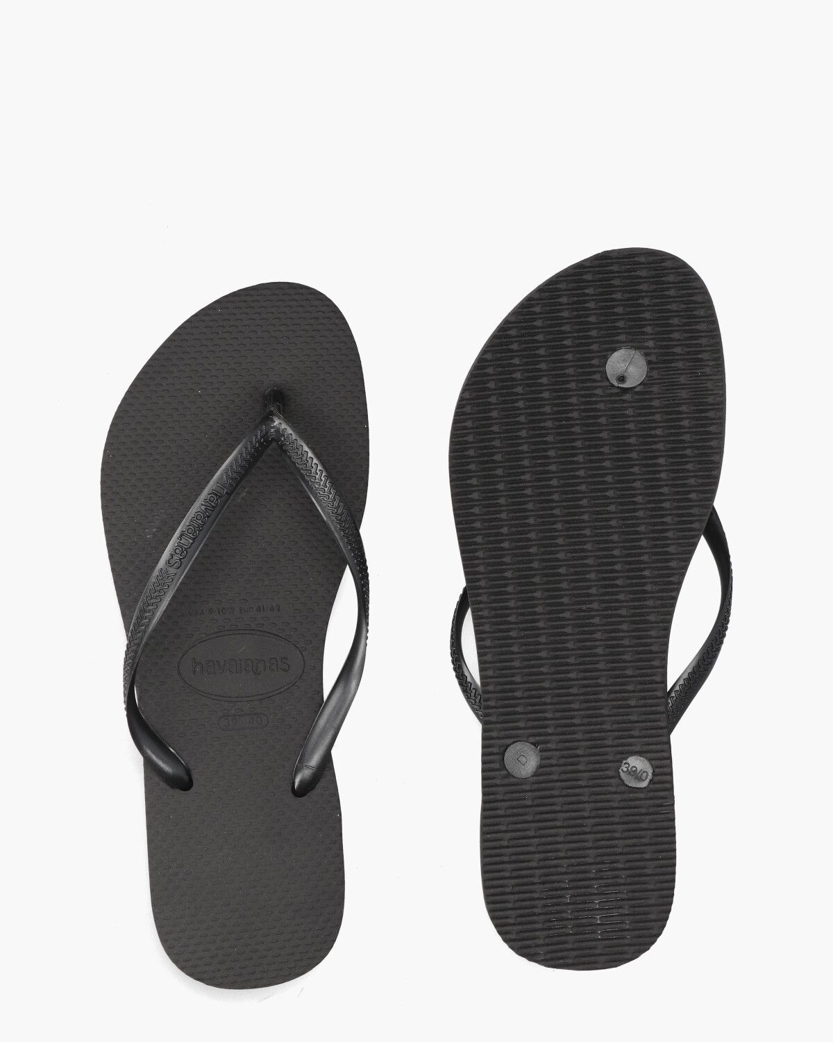 Slim Zwart Damesslippers