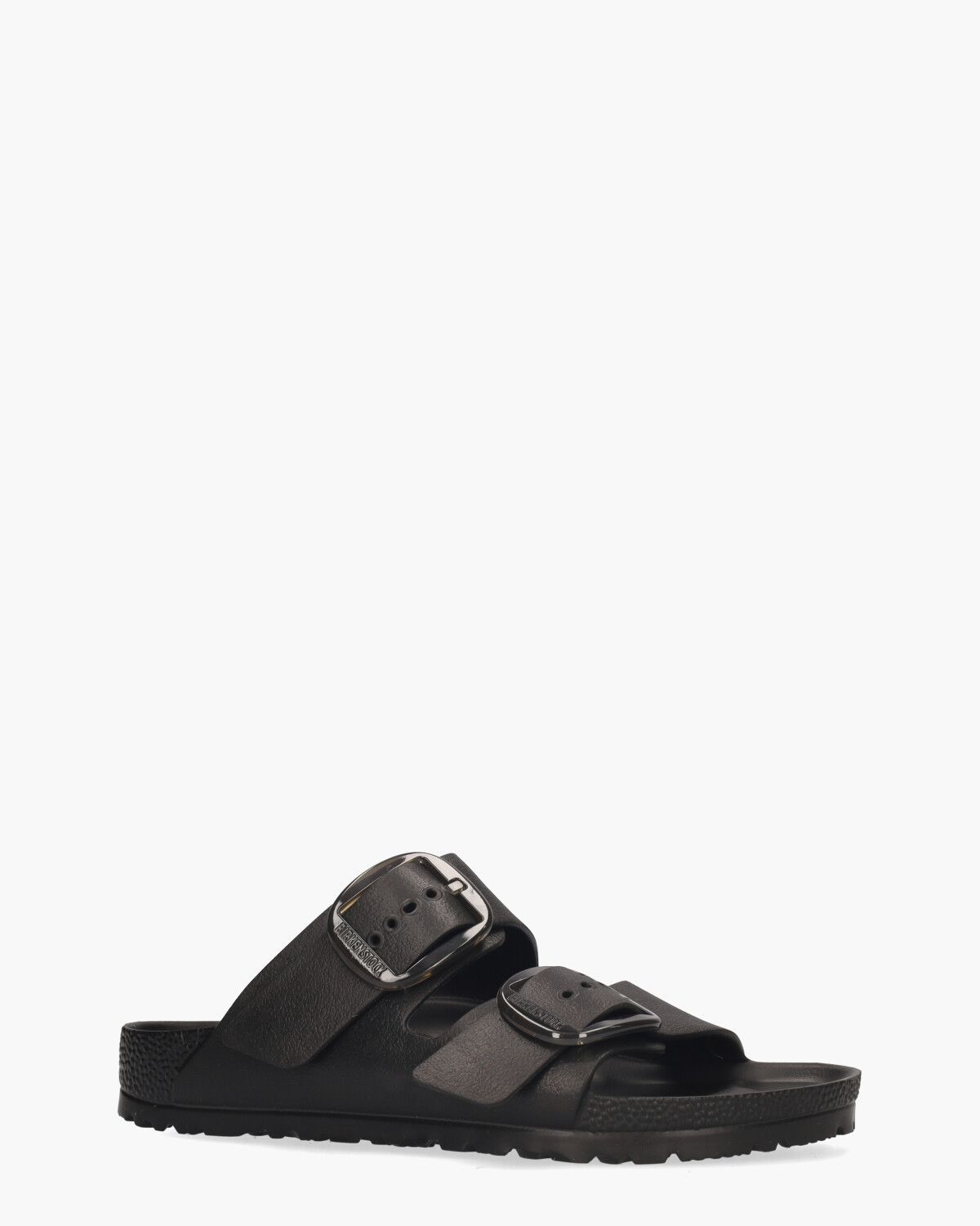 Arizona Big Buckle Zwart Damesslippers