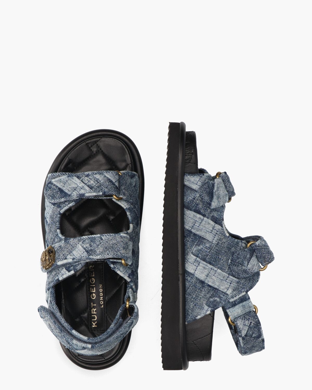Orson Sandal Jeansblauw Damessandalen