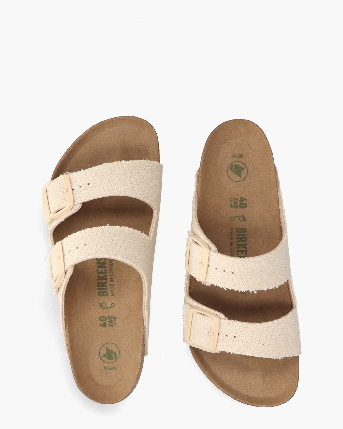 Arizona Rivet Logo Off-White Damesslippers