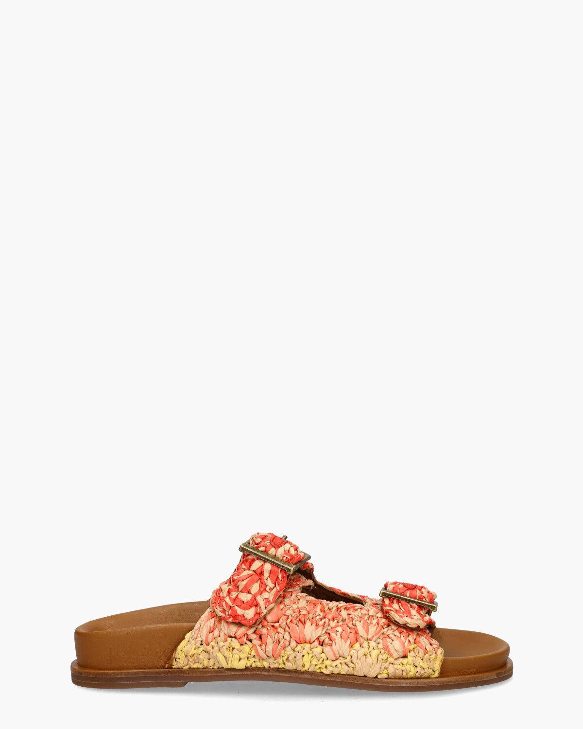 397013  Rood/Multicolor Damesslippers