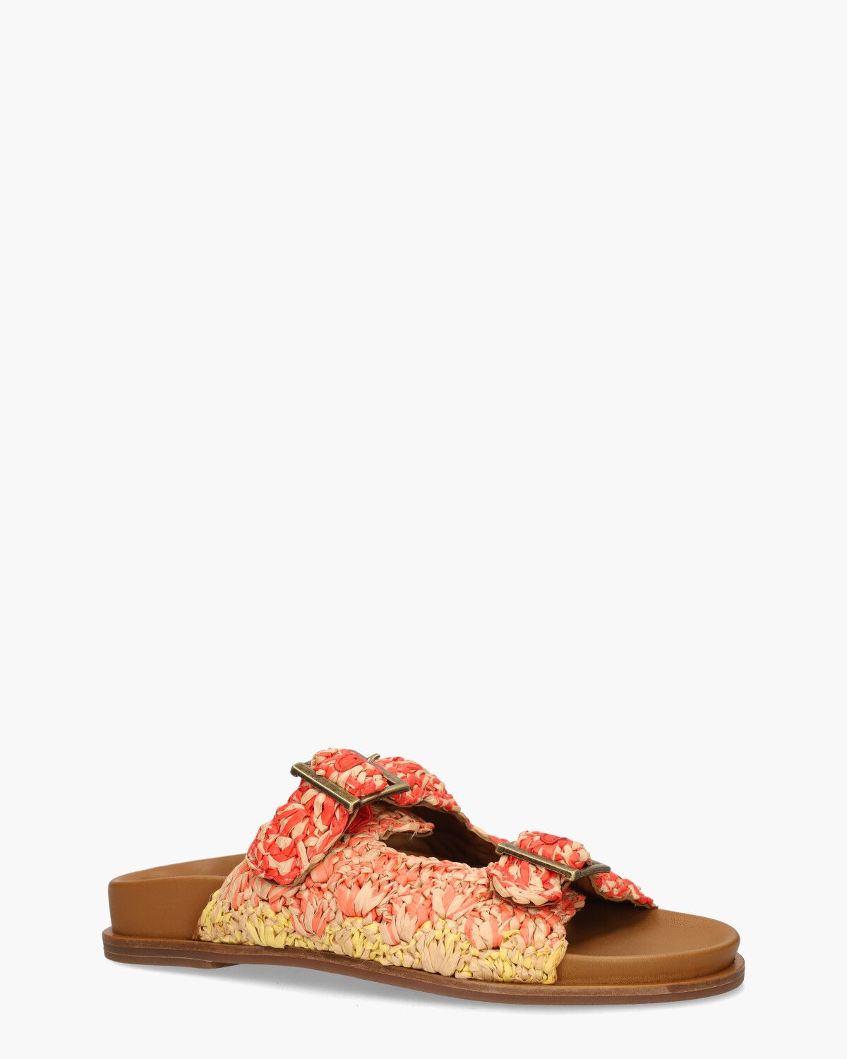 397013  Rood/Multicolor Damesslippers