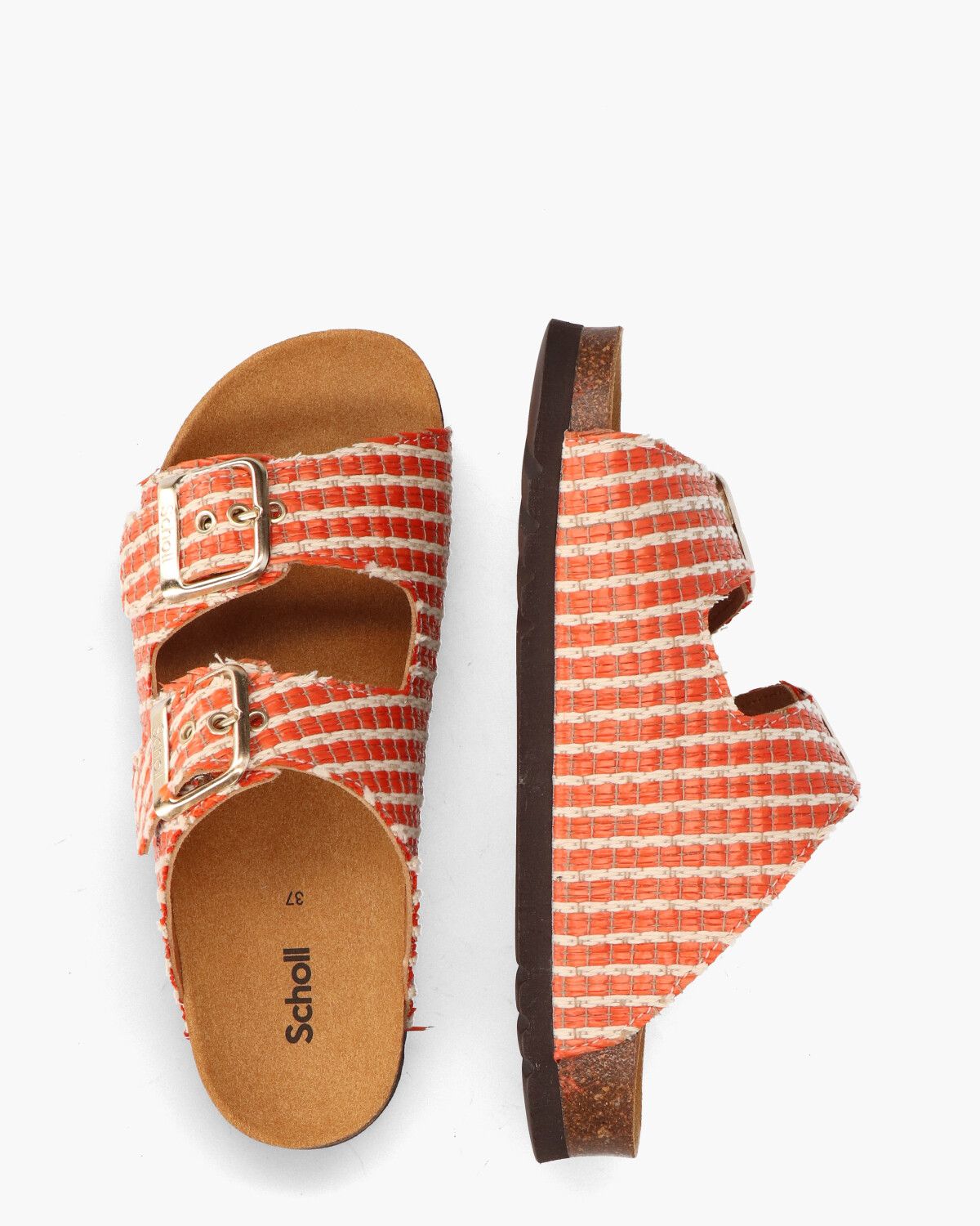 Noelle Oranje Damesslippers