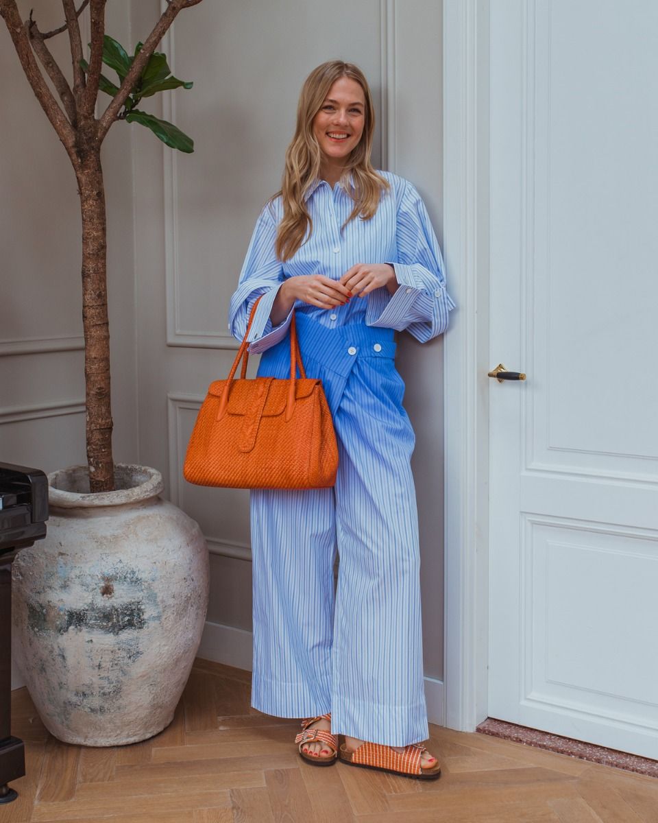 Noelle Oranje Damesslippers